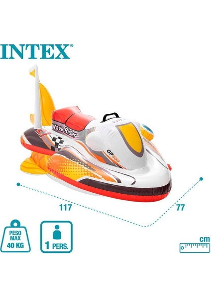 Luxury Tutmalı Jetski Binici - Çocuk Şişme Jet Ski - Deniz Binici Motor - Havuz Binici Jetski 117X77 Cm. 1 Adet fırsatları