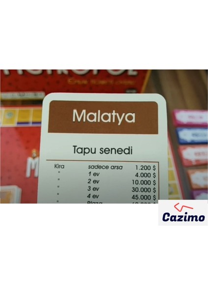 Luxury Zoe Metropol Klasik Emlak Ticaret Oyunu 1 Adet