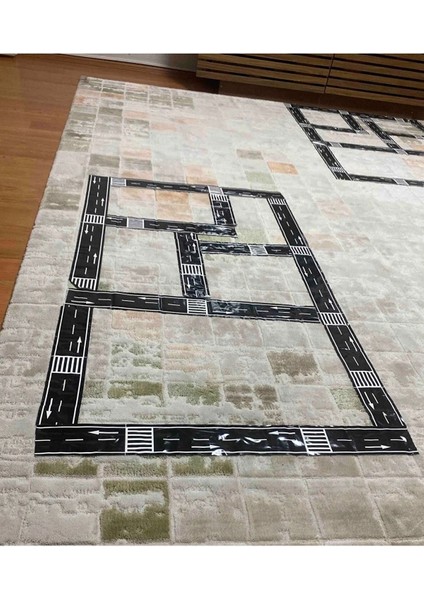 Luxury Otobant Eğitici ve Yol Yapım Oyun Bandı Şerit Etiketi 7cm 10 Metre 1 Adet modelleri
