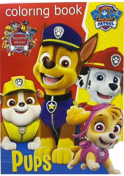 Luxury Boyama Kitabı Pijamaskeliler Paw Patrol Sonic Cars Şimşek Mcqueen Örümcek Adam Boyama Kitap 5’li Set 1 Adet indirimleri