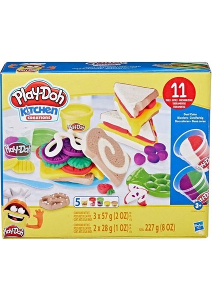 Luxury Play-Doh Eğlenceli Mutfağım Oyun Seti Sandviç F5746 1 Adet