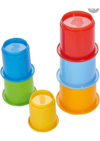 Luxury Sevimli Kule + Geometrik Şekiller Bulmaca + Bul Tak Puzzle Eğitici Zeka Geliştirici Set 1 Adet