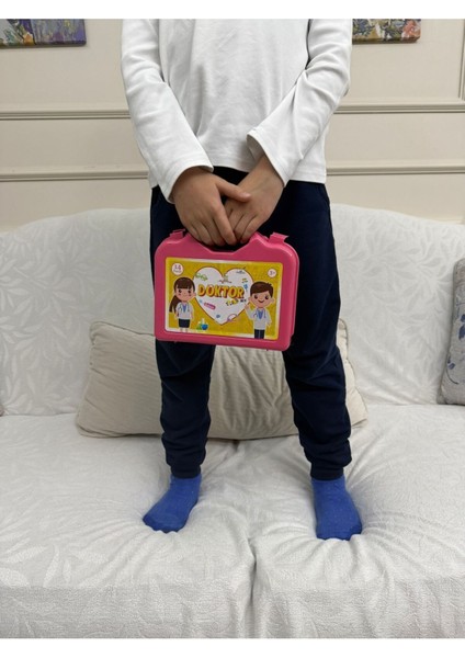 Luxury Pembe Doktor Seti Oyuncak Evcilik Doktorculuk Oyunu 1 Adet