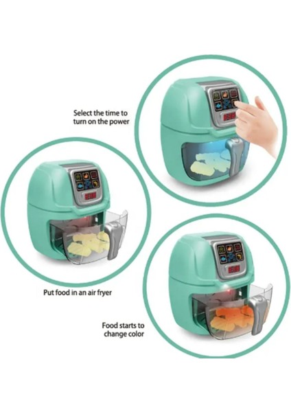 Luxury 1017 Pilli Airfryer Oyuncak 9 Parça 1 Adet