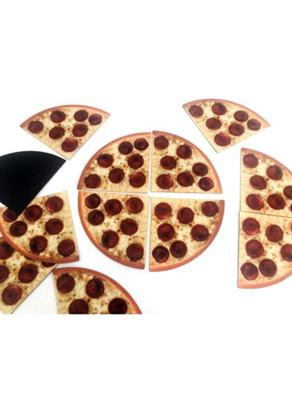 Luxury Magnet Pizza Kesir Modeli 1 Adet