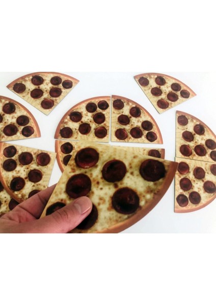 Luxury Magnet Pizza Kesir Modeli 1 Adet