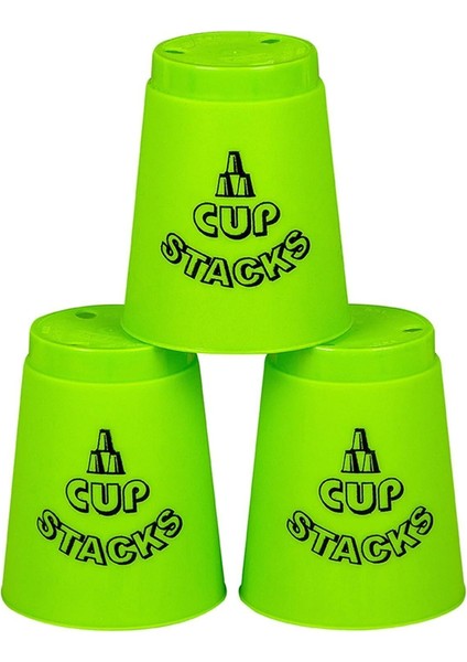 Luxury Speed Cup Stacks Yeşil - Lisanslı Bardak Denge Oyunu - Bardak Oyunu - Hızlı Bardaklar 1 Adet modelleri