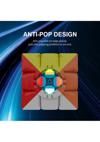 Luxury Meilong 3 3X3X3 Profesyonel Rubik Küp 1 Adet