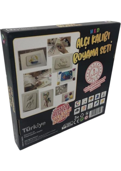 Luxury Oyuncak Alçı Kalıbı Boyama Eğitici El Beceri Oyun Seti 1 Adet