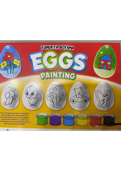 Luxury Ans Toys Yumurta Boyama Seti Oyunu 1 Adet