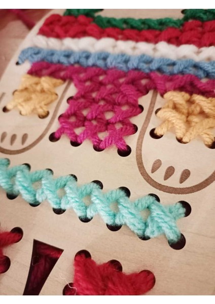 Luxury Eğlenceli Eğitici Kanaviçe Seti, Geliştirici Montessori Oyuncak 1 Adet