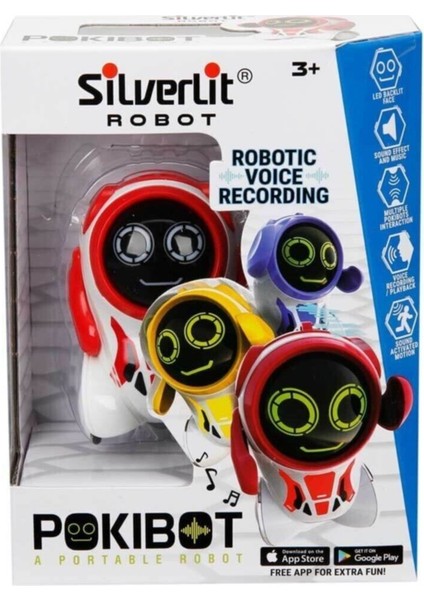 Luxury SIL/88042 Silverlit Yapay Zekalı Pokibot Robot 1 Adet