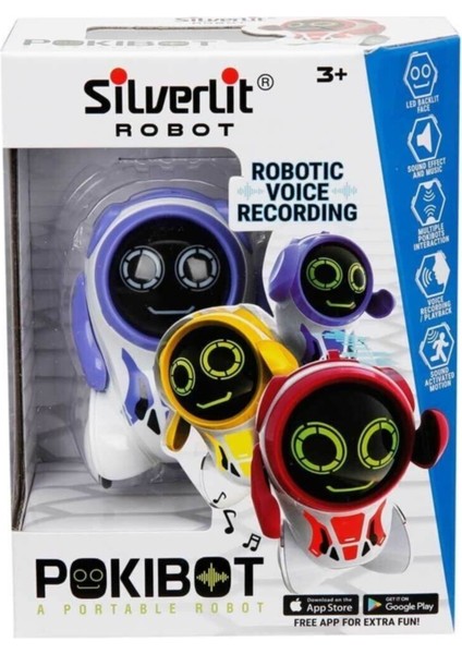 Luxury SIL/88042 Silverlit Yapay Zekalı Pokibot Robot 1 Adet
