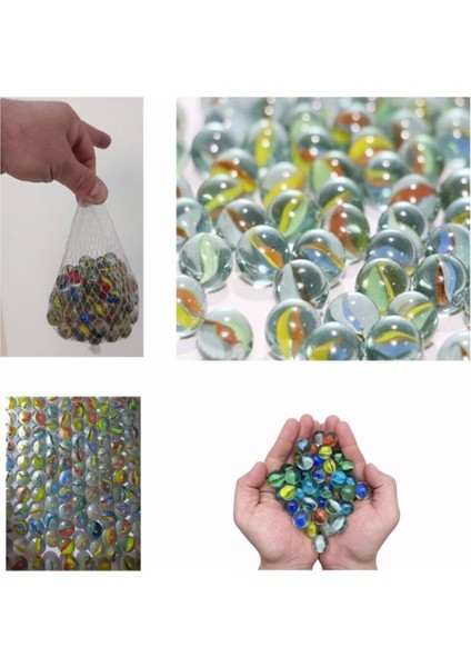 Luxury Renkli Cam Misket Bilye Glass Marbles Bilya 80 Ad 1 Adet