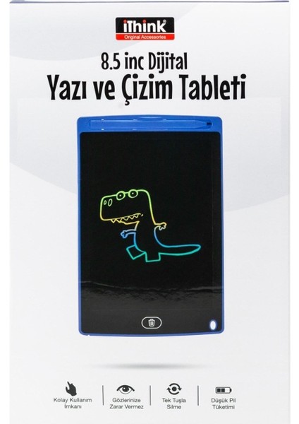Luxury 8.5 Inc Dijital Yazı ve Çizim Tableti Mavi 1 Adet