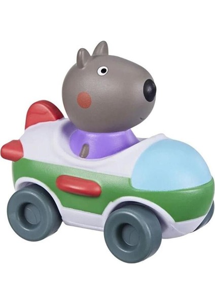 Luxury Peppa Pig Küçük Tekli Araç Plane F2514-F8084 1 Adet