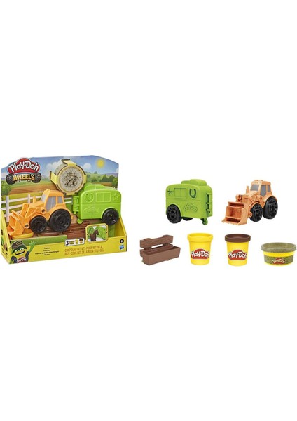 Luxury Nessiworld Play-Doh Çalışkan Traktör ve Römork F1012 1 Adet