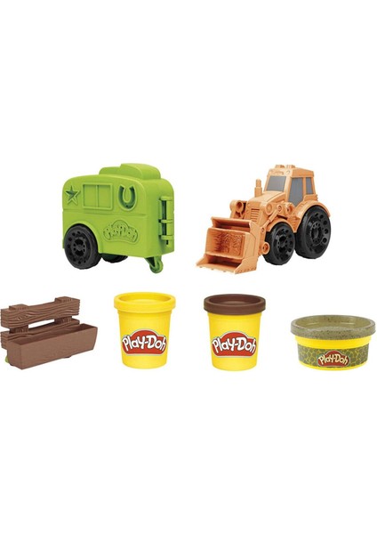 Luxury Nessiworld Play-Doh Çalışkan Traktör ve Römork F1012 1 Adet fiyatları