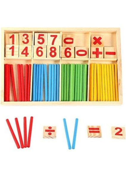 Luxury Pasajdanal Matematik Oyun Çubukları Tangram Hediyeli 1 Adet indirimleri