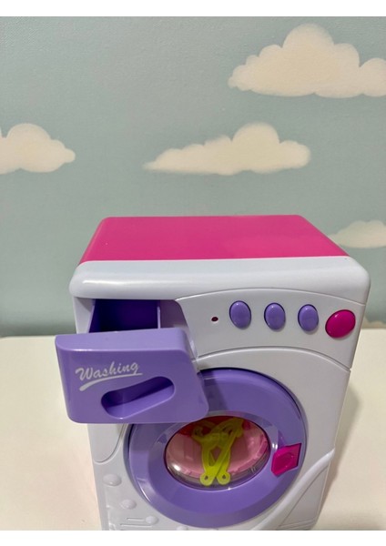 Luxury Oyuncak Çamaşır Makinesi Işıklı Müzikli Dönen Tambur(Pil Hediyeli) 1 Adet fırsatları