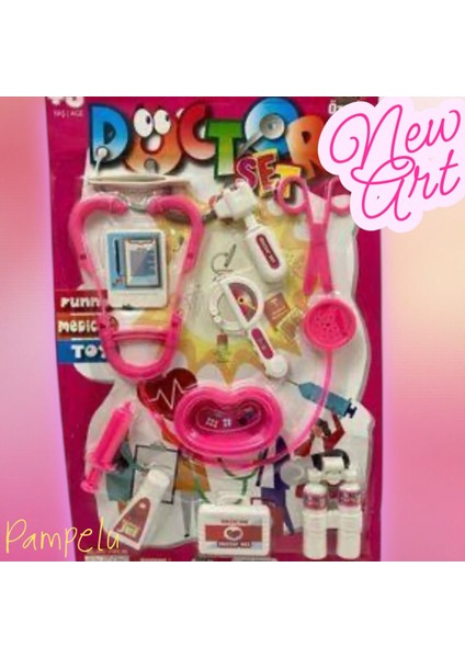 Luxury Pembe Oyuncak Doktor Seti 1 Adet