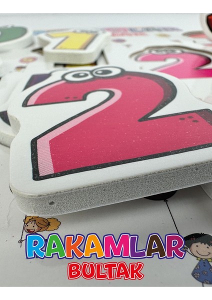 Luxury Eğitici Bul-Tak Puzzle Çocuk Bebek Zeka Geliştirici Oyuncak Rakamlar 1 Adet