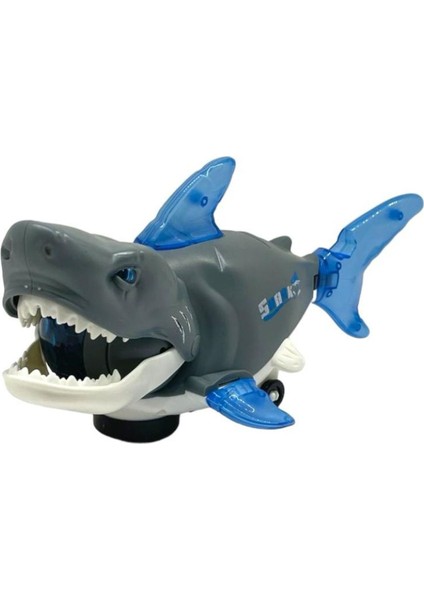 Luxury Sesli Işıklı Çarp Dön Şarkı Söyleyen Köpek Balığı Shark 27CM Gri 1 Adet