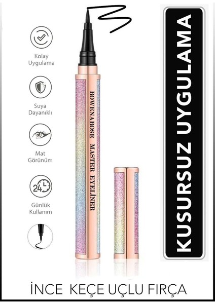 Luxury Siyah Su Geçirmez Eyeliner Kalem 1 Adet