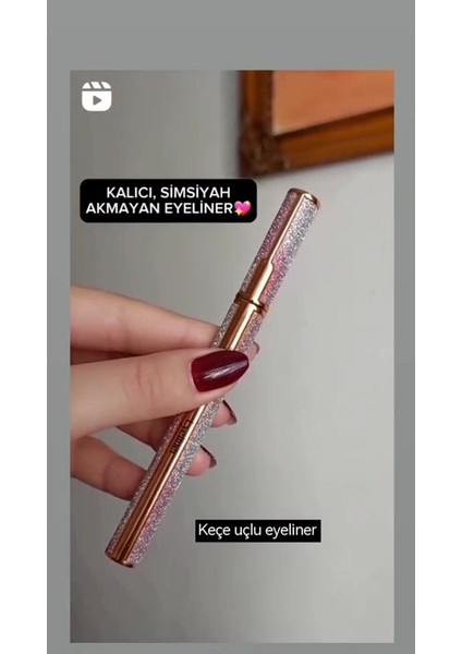 Luxury Ultra Ince Uçlu Suya Dayanıklı Mat Kalem Eyeliner 1 Adet
