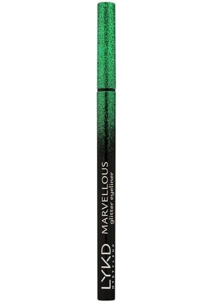 Harikulade Simli Eyeliner Göz Kalemi (Ultra İnce Uç)-706 Yeşil Kutlama 1 Adet