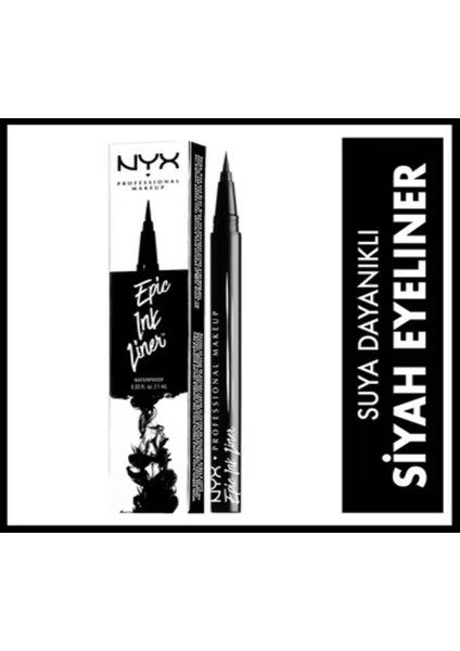 Professional Makeup Epic Ink Liner Siyah 1 Adet
