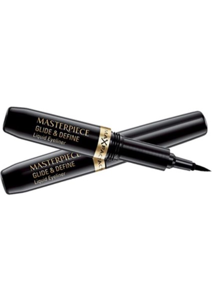 Luxury Eyeliner 002 Siyah / Kahve - Masterpiece Glide & Define Liquid EYELINER50170623 1 Adet
