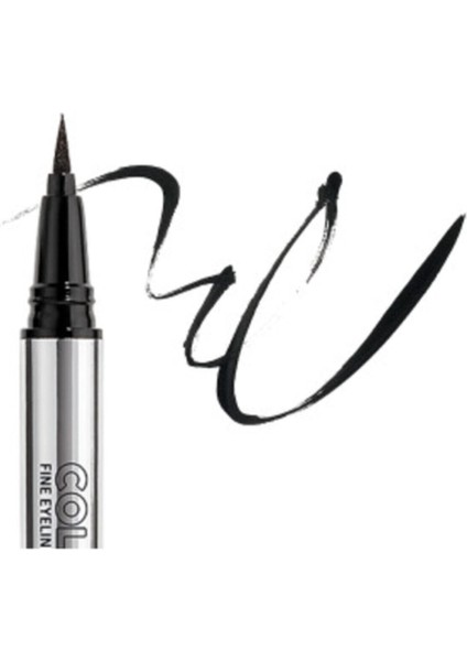 Luxury Siberian Wellness Fine Eyeliner 01 Black Color Boom-Muhteşem Siyahlıkta Akmayan Eyeliner 1 Adet
