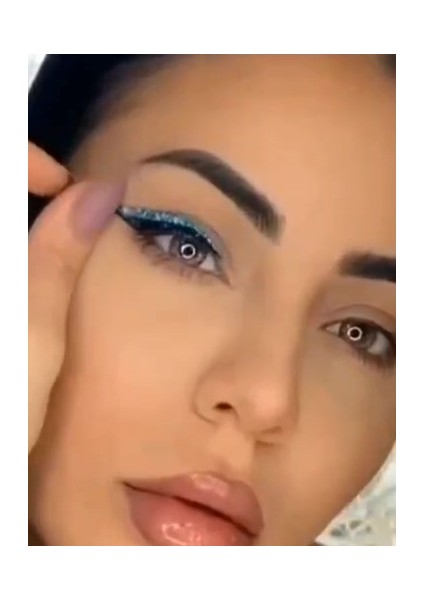Luxury Kendinden Yapışkanlı Sticker Glitter Eyeliner 5 Çift 1 Adet