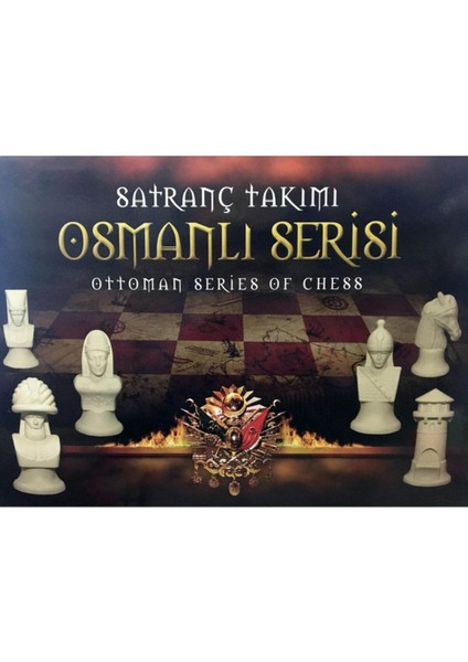 Luxury Satranç Takımı Osmanlı Serisi - Plastik 1 Adet