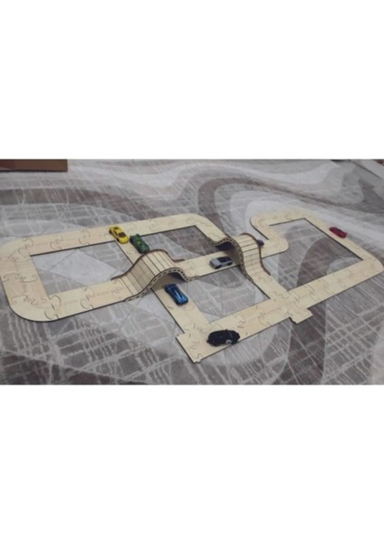 Luxury Ahşap Yol Puzzle Seti 1 Adet