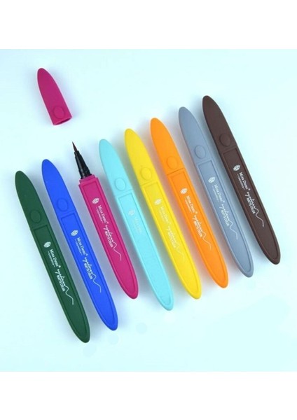 Luxury 8li Renkli Kalem Eyeliner Seti Büyük Boy 1 Adet