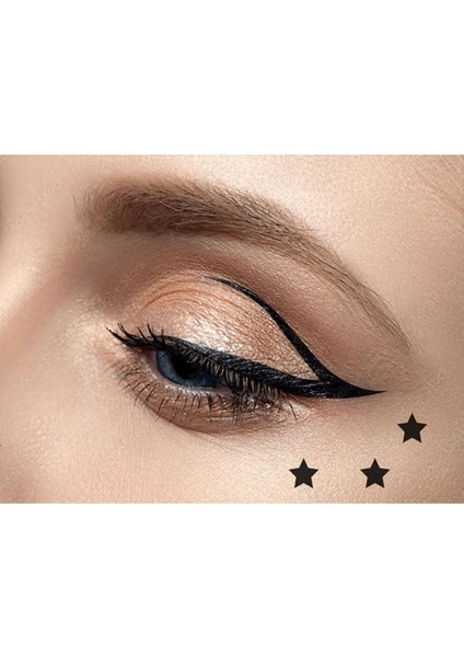 Luxury Kadın Kozmetik Eyeliner Çift Taraflı Düz ve Damgalı Eyeliner Suye Dayanıklık 36 Saat Kalıcı 1 Adet modelleri
