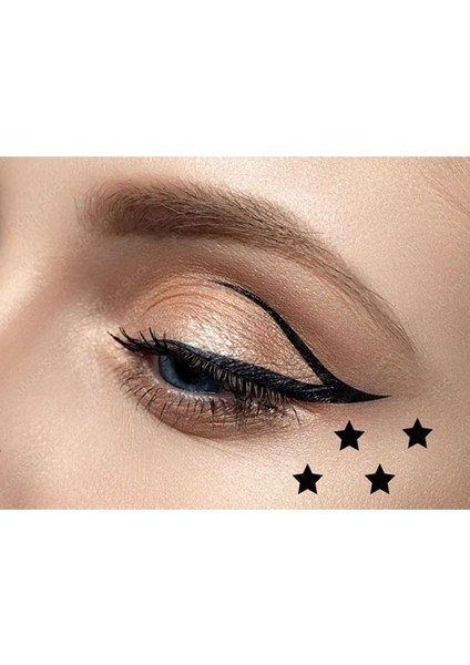 Luxury Kadın Kozmetik Eyeliner Çift Taraflı Düz ve Damgalı Eyeliner Suye Dayanıklık 36 Saat Kalıcı 1 Adet fırsatları