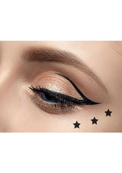 Luxury Kadın Kozmetik Eyeliner Çift Taraflı Düz ve Damgalı Eyeliner Suye Dayanıklık 36 Saat Kalıcı 1 Adet indirimleri