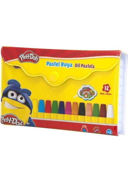 Luxury Play-Doh 12 Renk Pastel Boya 1 Adet