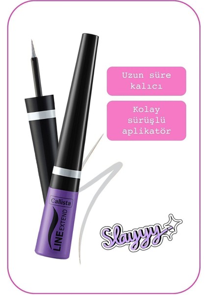 Luxury Line Extend Dipliner Uzun Süre Kalıcı - 08 Pretty Foil - Gri 1 Adet