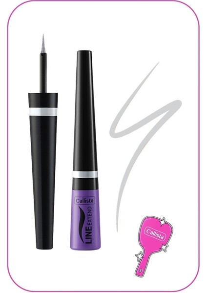 Luxury Line Extend Dipliner Uzun Süre Kalıcı - 08 Pretty Foil - Gri 1 Adet