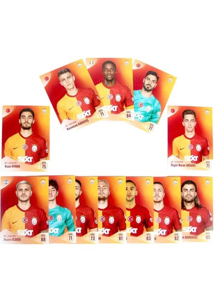 Luxury Nessiworld Galatasaray 2023-24 Pulse Serisi Futbolcu Kartları 1 Adet