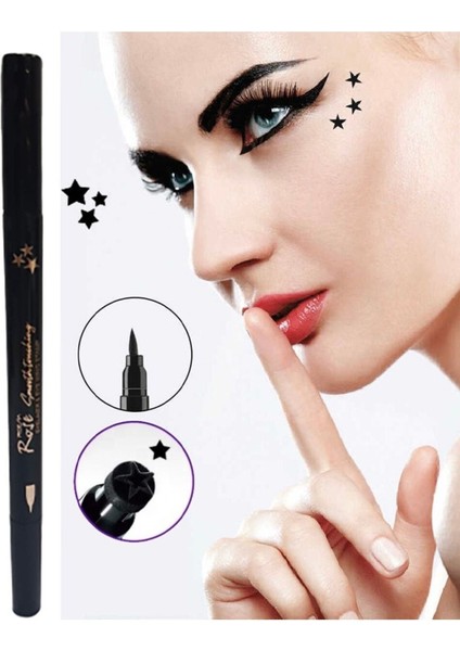 Luxury Yıldızlı Eyeliner,baskılı Eyeliner,çift Taraflı Eyeliner.. 1 Adet