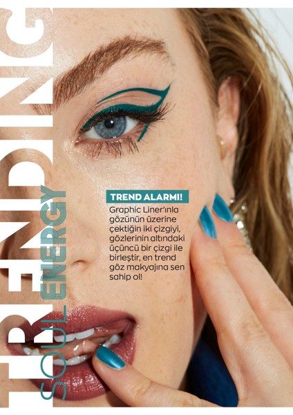 Graphic Liner Keskin Uçlu Likit Eyeliner Blue Waves 1 Adet