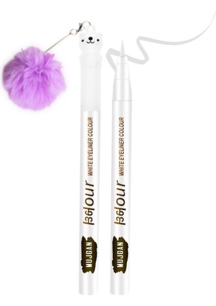 Luxury Ponponlu Beyaz Kalem Eyeliner 1 Adet