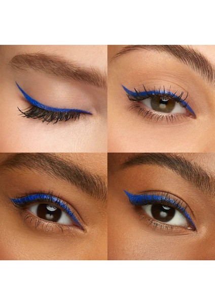 New Super Colour Waterproof Eyeliner-Yoğun Pigmentli Suya Dayanıklı Işıltılı Likit Eyeliner 1,7ml 1 Adet