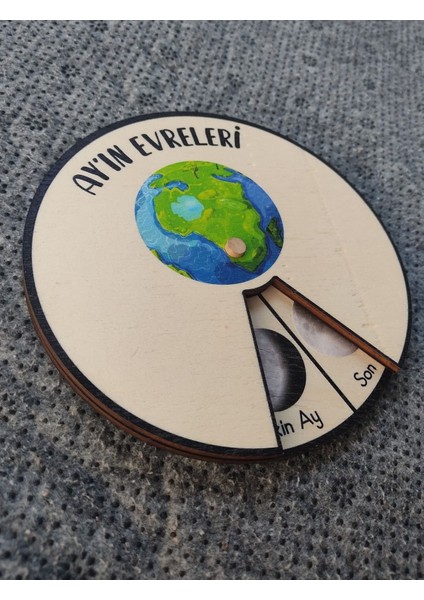 Luxury Ayın Evreleri Yuvarlak Çarklı Sistem 15 cm Çap 1 Adet