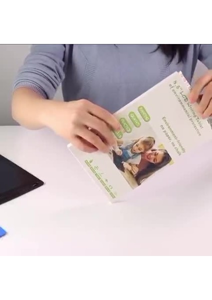 Luxury Writing Tablet LCD 8.5 Inç Dijital Kalemli Çizim Yazı Tahtası Grafik Not Yazma Eğitim Tableti 1 Adet